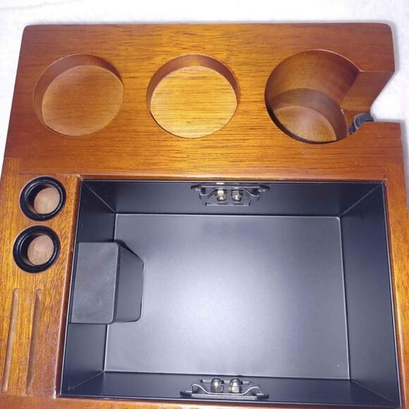 IKAPE Espresso Knock Box, 4 IN One Espresso Accessories Organizer Box